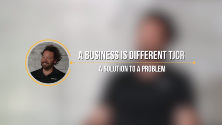 A Business Is Different TJCR A Solution To A Problem