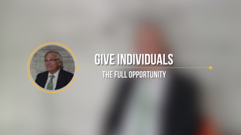 Give Individuals The Full Opportunity