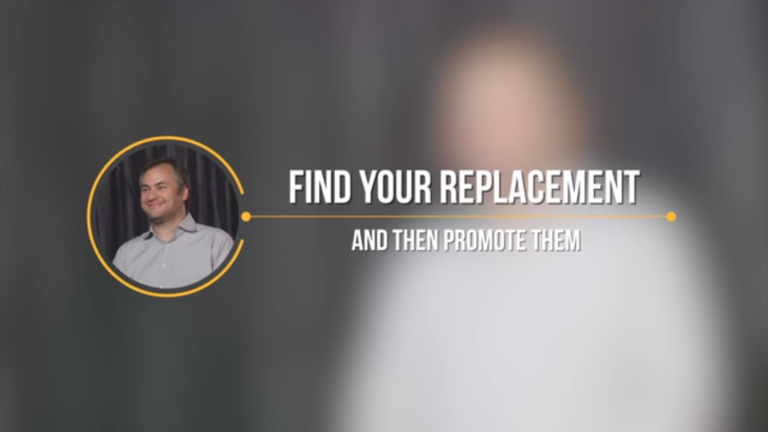 Find Your Replacement And Then Promote Them