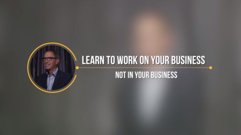 Learn To Work On Your Business Not In Your Business