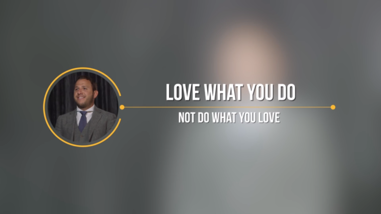 Love What You Do Not Do What You Love