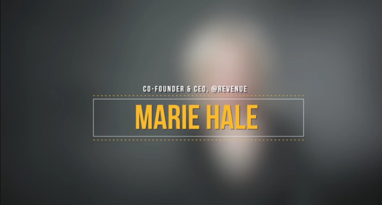 Marie Hale, Co-Founder & CEO, @revenue