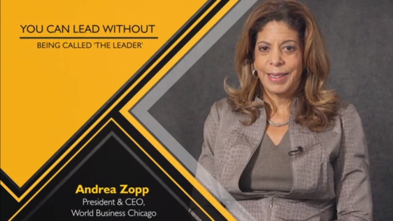 Andrea Zopp On Collaboration, Leadership, and The Challenge Of Transitions