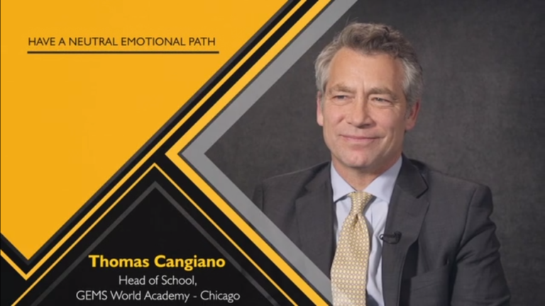 Thomas Cangiano Explains Having A Neutral Emotional Path Helps Make The Educational Experience Better